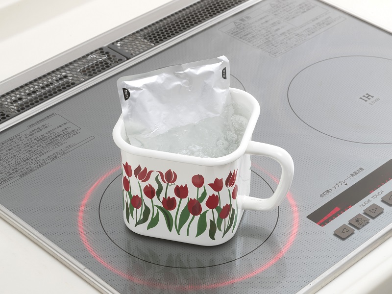 プルーン　ホーローマルチスクエアポットチューリップパレット