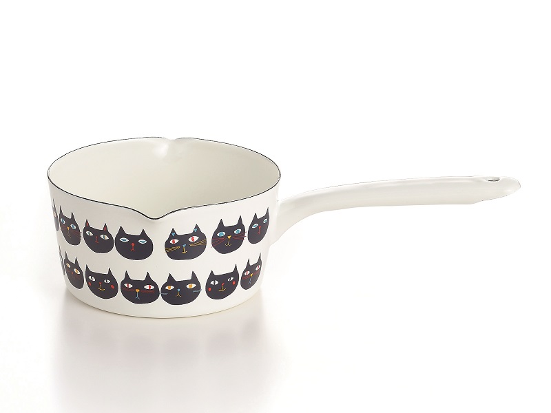 プルーン　ホーローミルクパン15cmミミココモモ