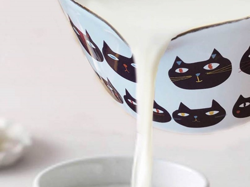 プルーン　ホーローミルクパン15cmミミココモモ