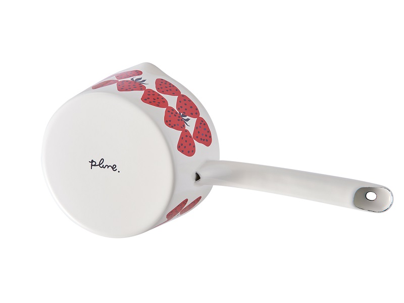 プルーン　ホーローミルクパン15cmあかいちご